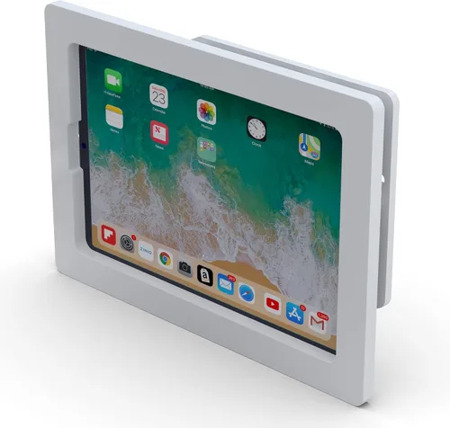 Miniatura 13 de Carcasa VESA acrílica antirrobo para Apple iPad mini 4/5 de 8 pulgadas con kit de montaje en pared y cable de carga en ángulo de 90 grados