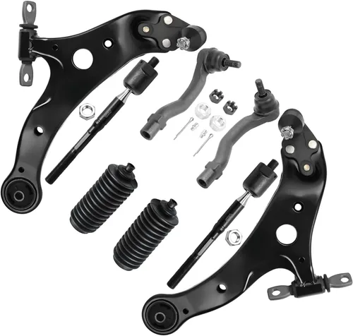 Miniatura 155 de Detroit Axle - Kit de brazos de control de extremo delantero de 8 piezas para Dodge Dakota 00-04, Durango 00-03, 4 brazos de control superior e