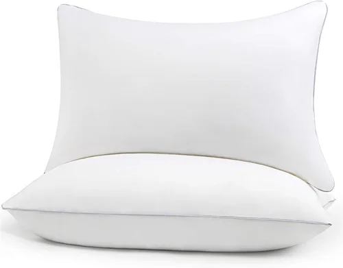 Miniatura 8 de HIMOON Almohadas de cama para dormir paquete de 4, juego de almohadas refrescantes de tamaño estándar de 4, funda de microfibra de alta gama