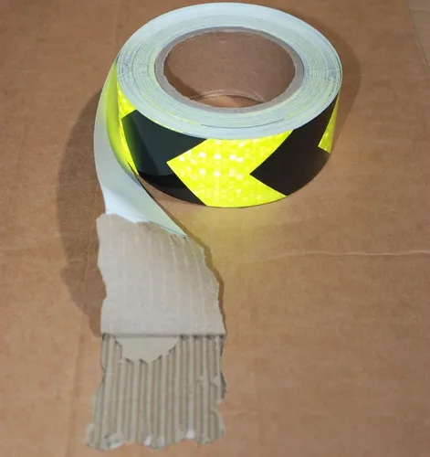 Miniatura 2 de Cinta Reflectante de 2 pulgadas X 66 pies, Cinta de Marcado Industrial de Advertencia de Seguridad de Conspicuidad de Peligro Impermeable