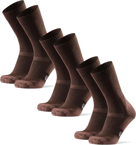 DANISH ENDURANCE Calcetines de senderismo, calcetines de lana merino antiampollas, calcetines acolchados que absorben la humedad para hombres y