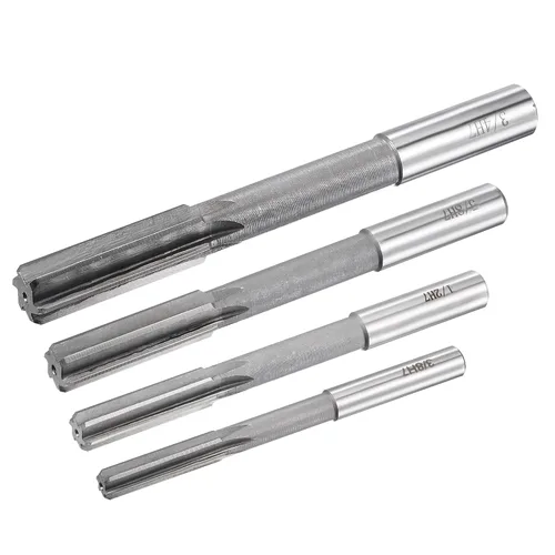 uxcell 3/8 "5/8" 1/2 "3/4" Escariador de mandril H7 Precisión de alta velocidad de acero máquina de torno Escariador 6 flautas rectas vástago