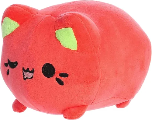 Miniatura 5 de Aurora® Encantador Tasty Peach® Guayaba Meowchi - Animal de peluche - Diseño brillante y colorido - Peluche Showpiece - Naranja 7 pulgadas