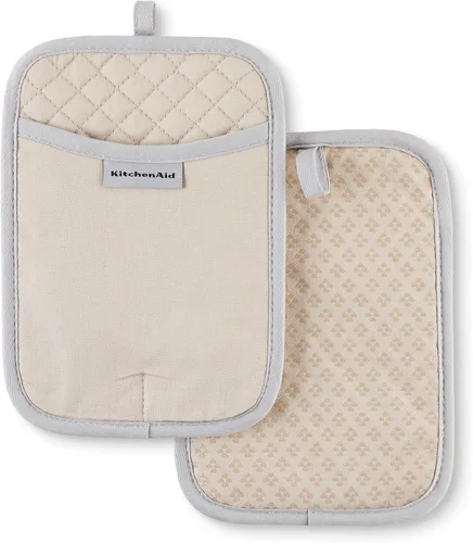 Miniatura 10 de KitchenAid Juego de 2 soportes para ollas asteroides, cielo aguamarina, 7 x 10 pulgadas
