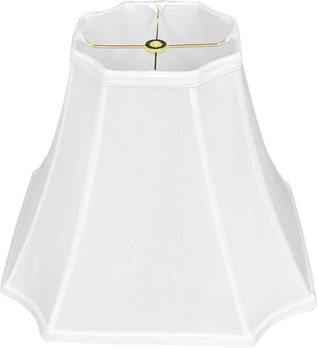 Miniatura 13 de TOOTOO STAR - Pantalla de lámpara de esquina con corte cuadrado, 10x13x10.5 pulgadas, pantalla mediana para lámpara de mesa y de pie, Beige.