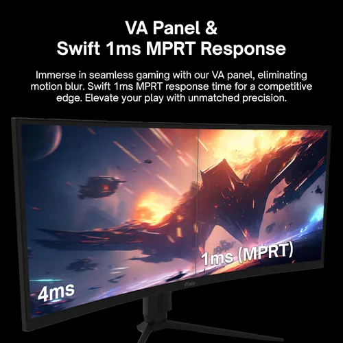 Miniatura 4 de Pixio PXC325 32 pulgadas 165Hz Frecuencia de actualización FHD 1080p Resolución 1500R Panel VA curvo 1ms MPRT Tiempo de respuesta Sincronización