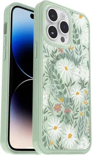 Miniatura 8 de OtterBox Funda para iPhone 14 Pro Max (SOLAMENTE) Symmetry Series+ - Negro, ultra elegante, se acopla a MagSafe, bordes elevados protegen la cámara