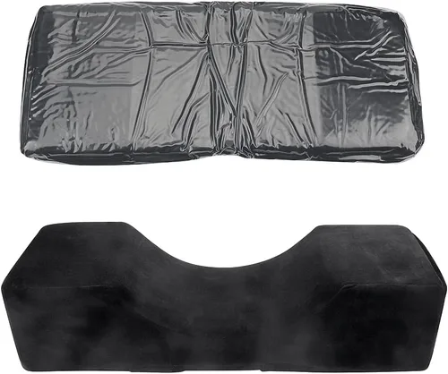 Miniatura 7 de Almohada de extensión de pestañas de terciopelo, almohada de cuello de espuma viscoelástica para salón de belleza para injerto de pestañas, Negro