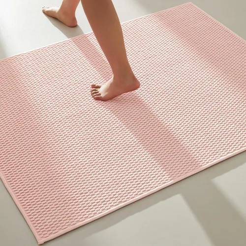 Miniatura 66 de TYUU Alfombras de Baño Antideslizantes Lavables, Tapete de Baño Súper Absorbente Delgado de Pila Baja para Secar Rápido, Alfombra de Baño Pequeña