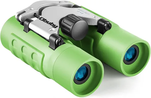 Miniatura 12 de Binoculares reales para niños. Regalos para niños de 3 a 12 años. Niños o niñas. Binoculares compactos de juguete de 8x21 con óptica de alta Azul