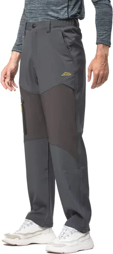 Miniatura 3 de Mr.Stream Pantalones deportivos para hombre, pesca, campamento, senderismo, forro polar, con cordón interno