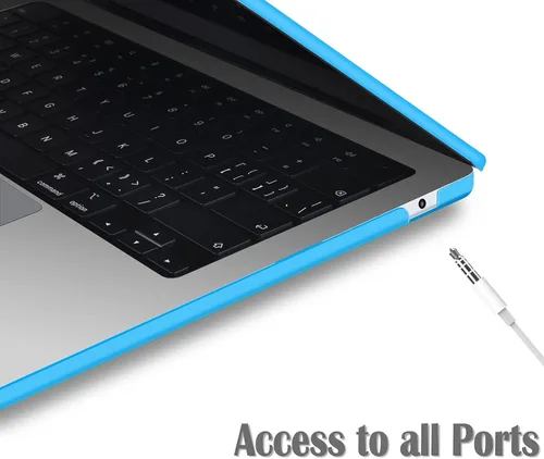 Miniatura 5 de UESWILL Compatible con MacBook Air de 13 pulgadas M5 M4 M3 M2 2022-2026 modelo A3449 A3240 A3113 A2681, carcasa rígida mate para MacBook Air 13.6 +