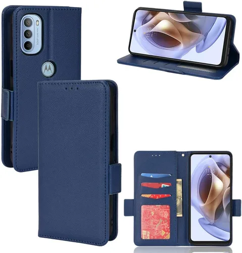 Miniatura 126 de Funda de piel sintética compatible con Motorola Moto E22 4G, funda de piel sintética compatible con Motorola Moto E22i 4G, color negro