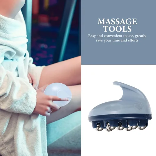 Miniatura 2 de Healeved Bola de rodillo de masaje para cuello, espalda y hombro, masajeador de punto de acupuntura de mano con diseño de punto de gatillo