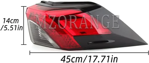 Miniatura 5 de Luz Trasera Lámpara de Freno Trasero Para Toyota RAV4 2019 2020 2021 (Lado Derecho Del Pasajero)