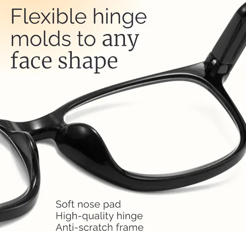 Miniatura 3 de CCVOO Mix & Match - Gafas de lectura para mujer, ligeras, ajuste cómodo, visión clara, bloqueo de luz azul