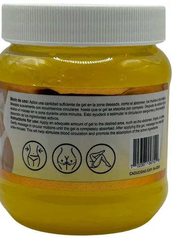 Miniatura 5 de Fenogreco Gel 8.82 oz para tonificar bustos, glúteos y gel de JENGIBRE Beauty Panza Naranja 8.82 oz B-Experts, 2