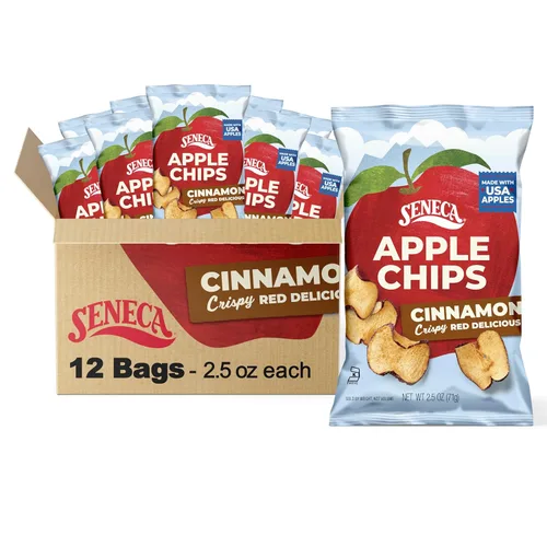 Miniatura 14 de Seneca Chips de manzana de caramelo Hecho de manzanas frescas 100% manzanas rojas deliciosas Huertos de Yakima Valley Perfección de manzana
