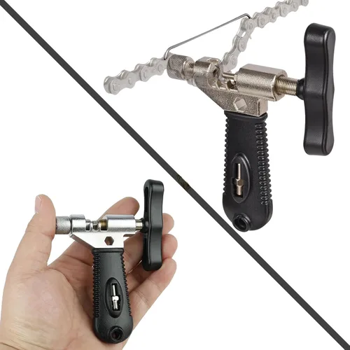 Miniatura 4 de Juego de herramientas de reparación de cadena de bicicleta, herramienta de cadena de bicicleta, alicates maestros de eslabones y interruptor