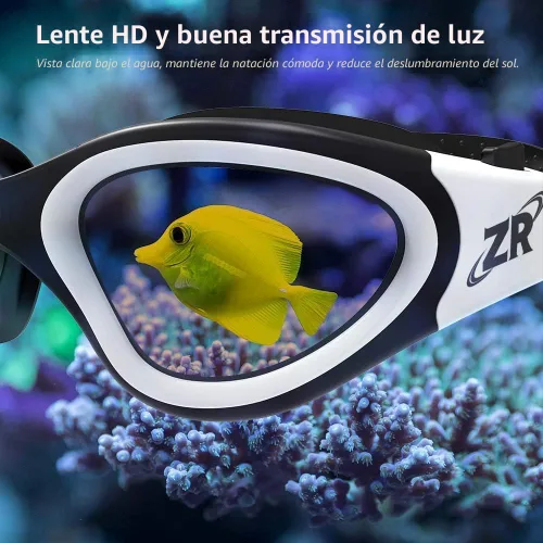 Miniatura 9 de ZIONOR G1 - Gafas de natación polarizadas unisex para mujeres adultas, antiniebla, 100% anti UV, gafas de buceo A0 (polarizado + espejo dorado)