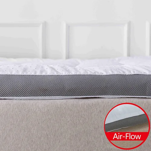 Miniatura 6 de Cubrecolchón Queen – Protector de almohada alternativa de plumón de lujo de felpa de calidad – Funda de colchón extra gruesa (tamaño queen)