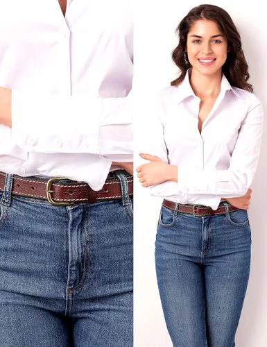 Miniatura 36 de Cinturones para mujer para jeans de 1.1 pulgadas de ancho, cinturones para vestidos de cuero de grano completo con hebilla dorada, caja de regalo