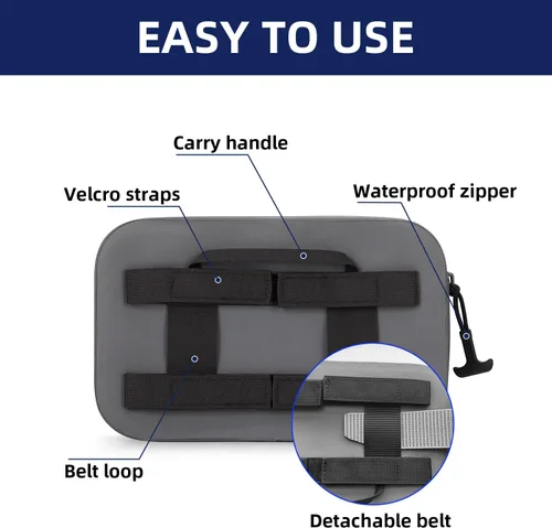 Miniatura 3 de THURSO SURF Riñonera Impermeable Bolsa Seca Bolsa Flotante Correa de Cintura Ajustable Mantén tu Teléfono y Objetos de Valor Seguros/Secos