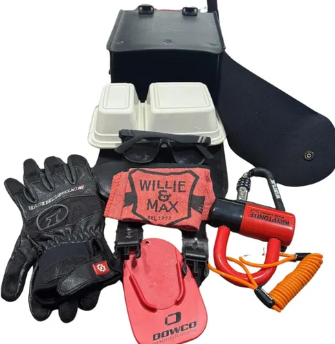 Miniatura 8 de Willie & Max By Dowco Serie Black Jack Bolsa para arco de respaldo de motocicleta con protección UV, piel sintética sin mantenimiento, universal