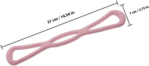 Miniatura 2 de BESPORTBLE Juego de 3 bandas elásticas de resistencia para yoga, alta elasticidad para estiramientos de espalda, hombros y pecho, correas