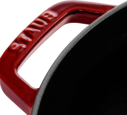 Miniatura 8 de Staub Cocotte Redonda de Hierro Fundido de 5.5 cuartos - Grenadine, Hecho en Francia Granadina