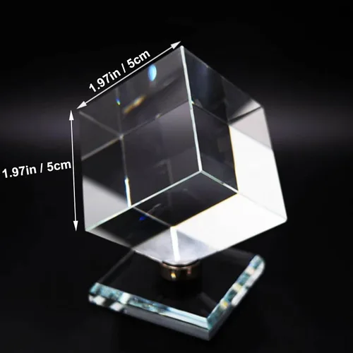 Miniatura 4 de Marco de fotos personalizado en cubo de cristal giratorio 3D, marco de fotos giratorio de 3 fotos, marco de cristal personalizado para recuerdos