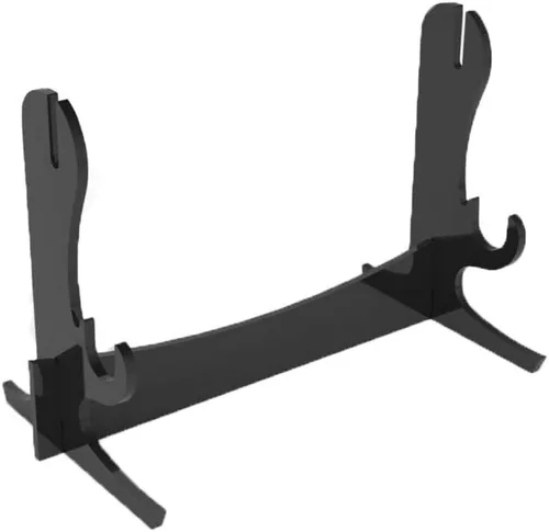Miniatura 3 de LEILIN Soporte de espada Katana soporte acrílico de dos capas para espada samurái, soporte para katana de escritorio, hoja acrílica de 0.236 in