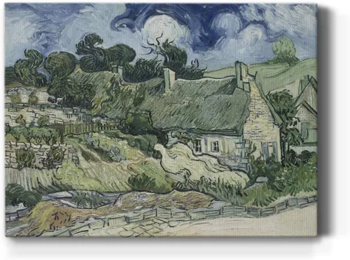 Miniatura 36 de Renditions Gallery Vincent Van Gogh Impreso Flores de almendra, famosa reproducción de pintura, lienzo de alta calidad envuelto en galería, listo