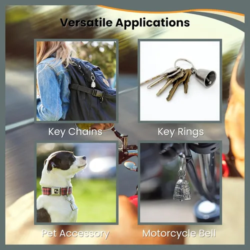 Miniatura 6 de PRINCE ALBERT Guardian® Bell Motocicletas - Accesorio para Harley HD Gremlin, campana, llavero Príncipe Alberto