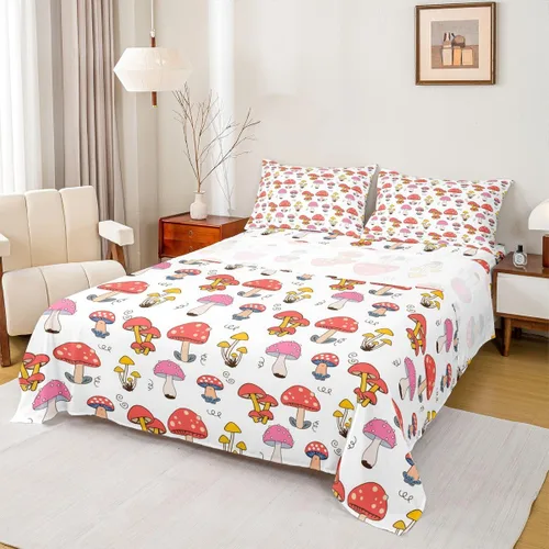 Miniatura 11 de Erosebridal Groovy - Juego de sábanas para decoración de fiesta para niñas y mujeres, diseño de signo de paz, tamaño individual, sábanas de mariposa