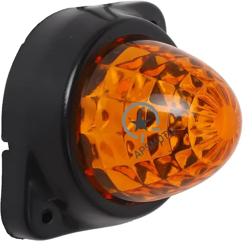 Miniatura 9 de Paquete de 10 luces LED para semirremolques para semirremolques, 12 V, impermeable, luces de pollo ámbar para semircamiones, carga carga, luces
