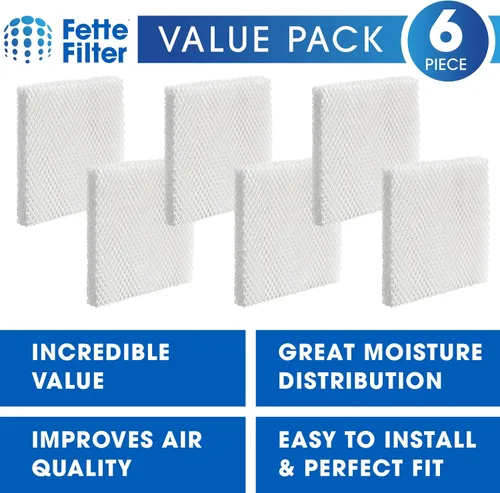 Miniatura 2 de Fette Filter - Filtro T Humidificador Absorción Filtros Compatible con Honeywell HFT600T HFT600PDQ para Honeywell Tower Humidifier HEV615 Series &