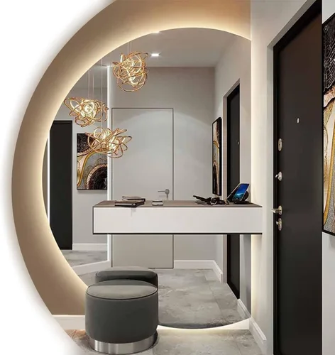 Espejo de maquillaje para montar en la pared, moderno espejo de baño inteligente antivaho de alta calidad, espejo de cuerpo entero, espejo de