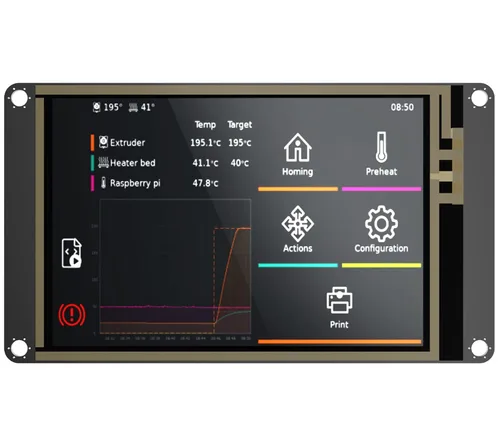 Miniatura 8 de BIGTREETECH Pantalla táctil HDMI de 5 pulgadas Display 800x480, IPS 160° Monitor de ángulo de visión compatible con Sovol-SV08 Raspberry-Pi 4B, 3B