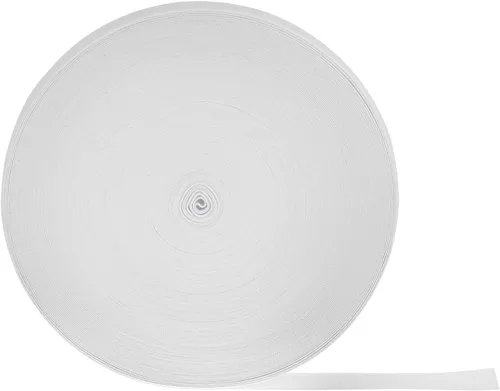 Miniatura 9 de HARFINGTON Bandas elásticas de costura de 44 yardas, 1 pulgada y 0.984 in de ancho, cordón elástico de punto plano para proyectos de bricolaje