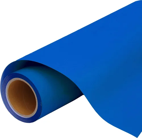 Miniatura 36 de Threadart - Rollo de película de vinilo de transferencia de calor azul marino de 3 yardas x 20 pulgadas de ancho, color sólido, compatible