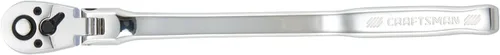Llave de trinquete Craftsman, mango doblado, cabeza flexible, 3/8 pulgadas de transmisión (CMMT99439)