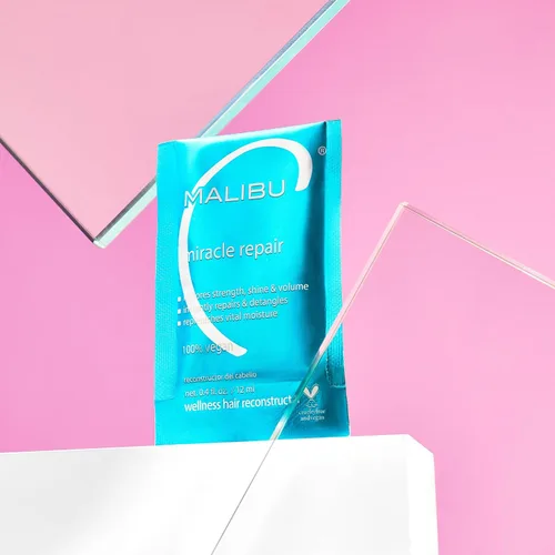 Miniatura 6 de Malibu C Miracle Repair Treatment - Proteína nutritiva y vitamina B5 para hebras de cabello débiles y dañadas