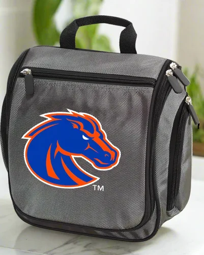 Miniatura 3 de Boise State University Neceser o kits de afeitado BSU Broncos - Bolsa de viaje colgante, Gris