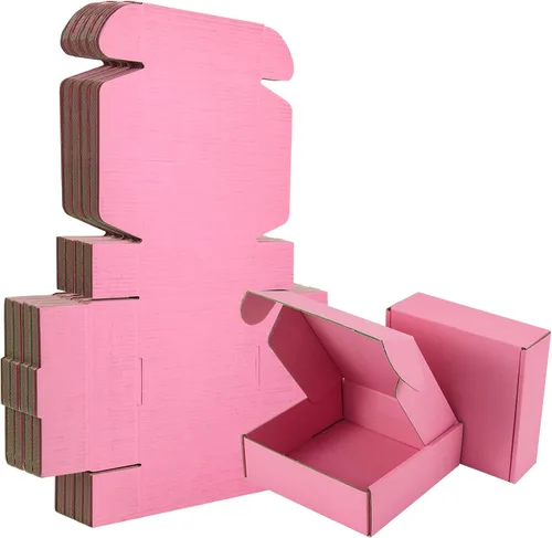 Miniatura 7 de Paquete de 25 Cajas de Envío Pequeñas Moradas de Cartón Corrugado 9x6x3 pulgadas, Caja Corrugada para Embalaje de Pequeños Negocios, Empaque
