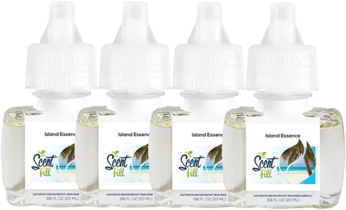 Miniatura 43 de Scent Fill Ambientador enchufable de pachulí de vainilla, 4 recambios de aceite perfumado