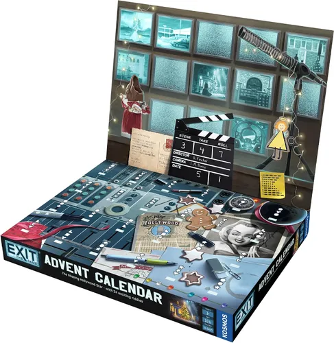 Miniatura 3 de EXIT: The Game - Calendario de Adviento - La estrella de Hollywood perdida Navidad Calendario Adviento Juego misterioso Actividad familiar