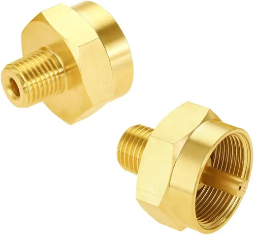 Miniatura 7 de Adaptador de recarga de botella de gas propano de 1 libra con rosca NPT hembra de 1/4 de pulgada, tanque de 1 libra, conector de estufa de parrilla