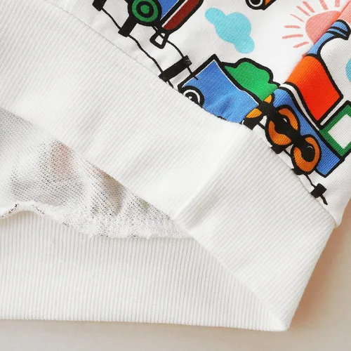 Miniatura 6 de Bumeex Sudaderas con cuello redondo para niños de 2 a 7 años