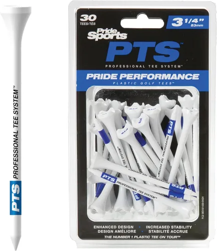 Miniatura 11 de PrideSports PTS Camisetas de golf de plástico Combo 50 pack - 40 de 2-3/4” y 10 de 1-1/2” La camiseta de plástico #1 en el tour La camiseta
